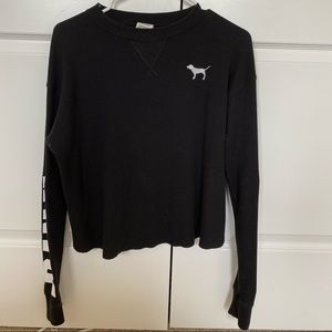 Pink cropped long sleeve